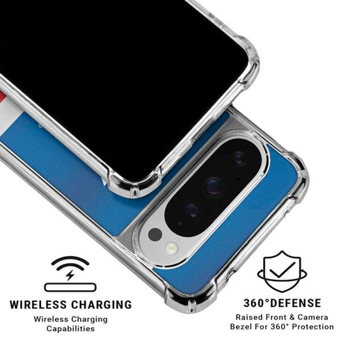 NHL New York Rangers Jersey Google Pixel 10 Pro XL Clear Case